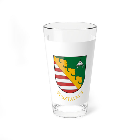 Flag of Pusztavacs (Hungary) Pint Glass 16oz