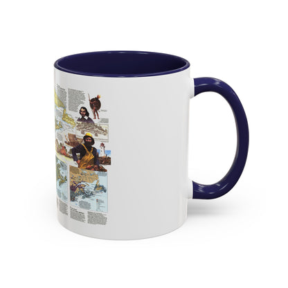 USA - Northern Approaches 2 (1985) (Map) Accent Coffee Mug