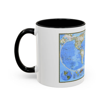 World Map (1988) (Map) Accent Coffee Mug