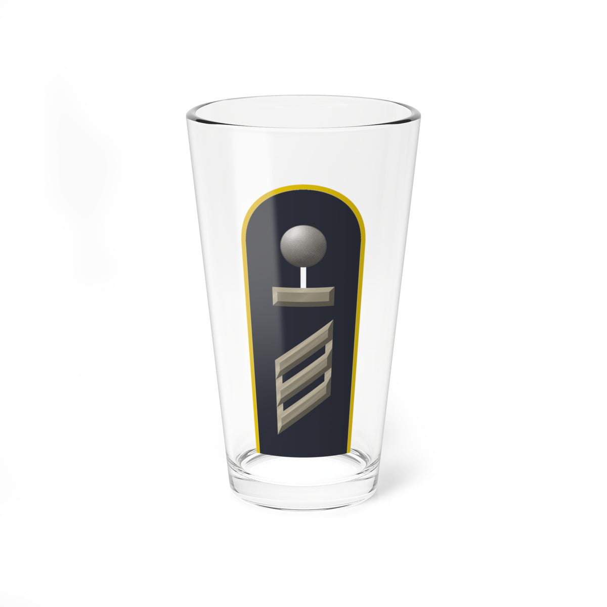 LD B 14 Hauptgefreiter UA L (Military Rank) Pint Glass 16oz