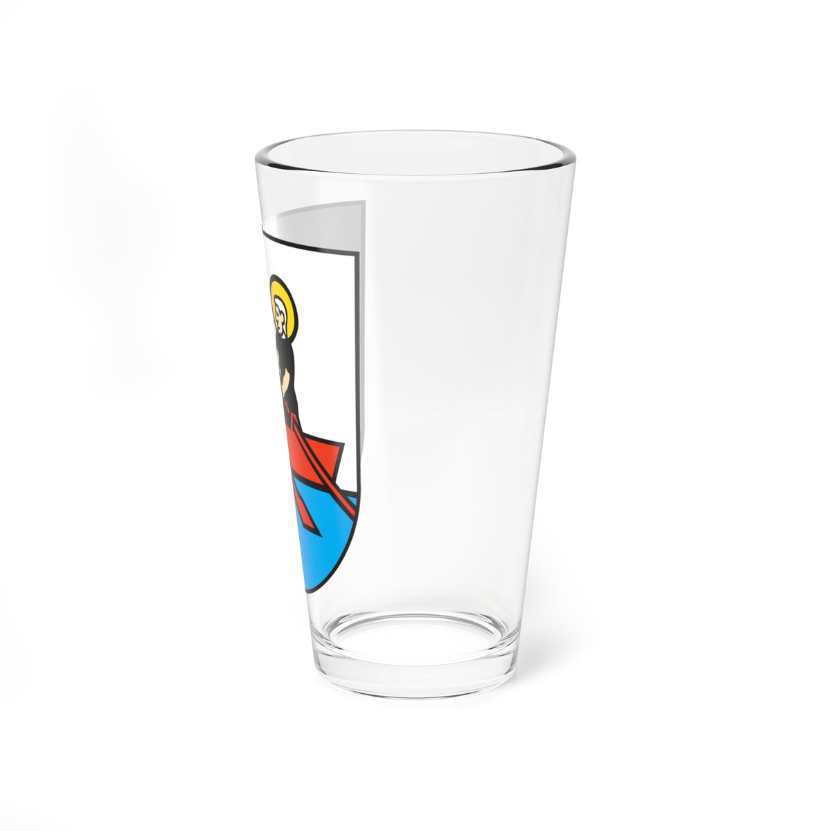 Oberägeri Wappen (Switzerland) (Coat of Arms) Pint Glass 16oz