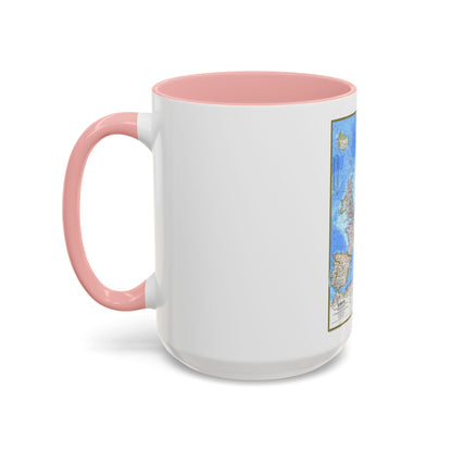 Europe (1977) (Map) Accent Coffee Mug