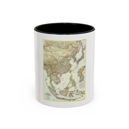 Far East (1952) (Map) Accent Coffee Mug