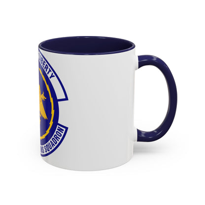 673d Communications Squadron (U.S. Air Force) Accent Coffee Mug