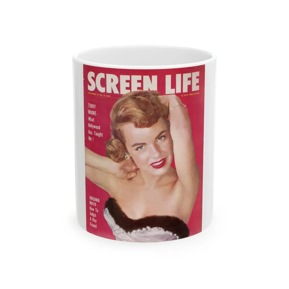 Terry Moore #09 - Mag. Cover (Vintage Female Icon) White Coffee Mug-11oz-Go Mug Yourself