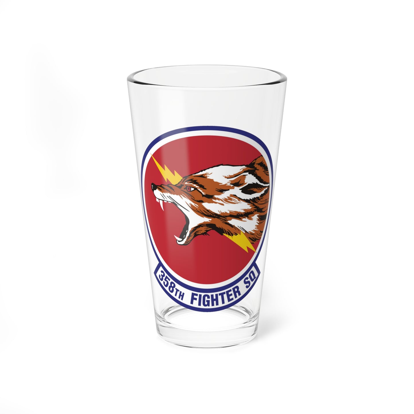 358th Fighter Squadron (U.S. Air Force) Pint Glass 16oz-16oz-Go Mug Yourself