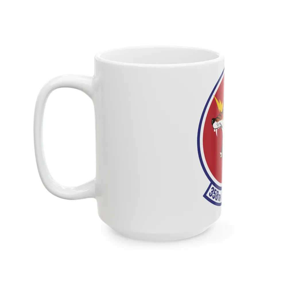 358th Fighter Squadron (U.S. Air Force) White Coffee Mug-Go Mug Yourself