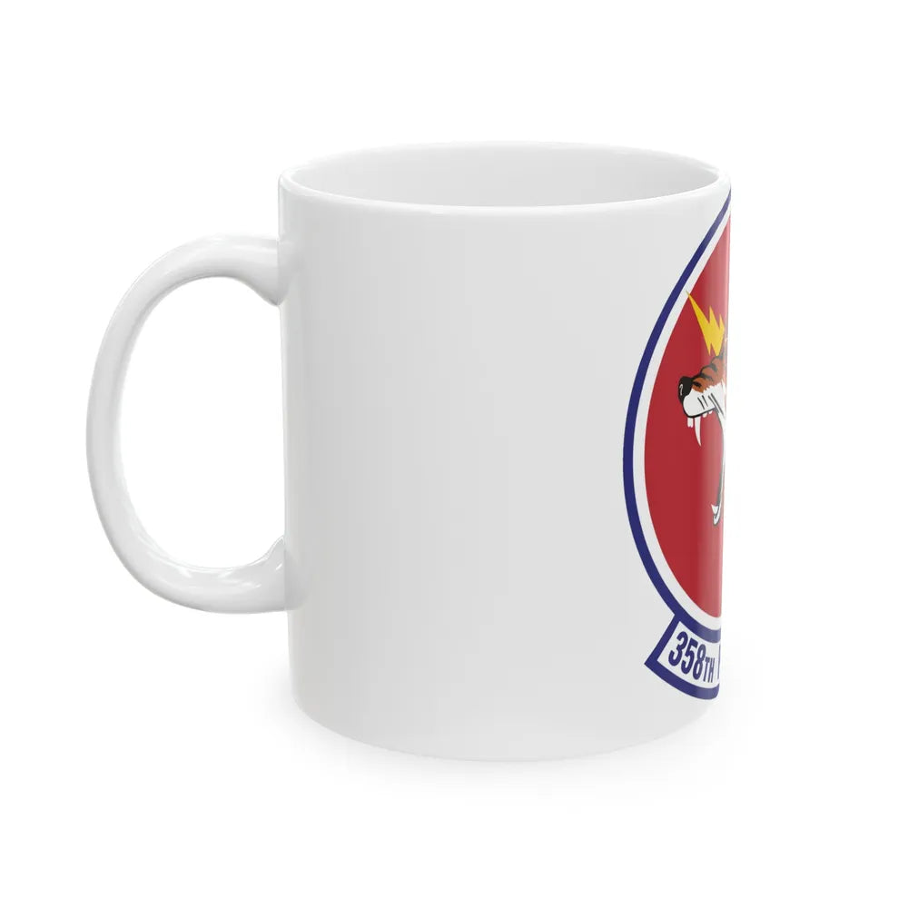 358th Fighter Squadron (U.S. Air Force) White Coffee Mug-Go Mug Yourself