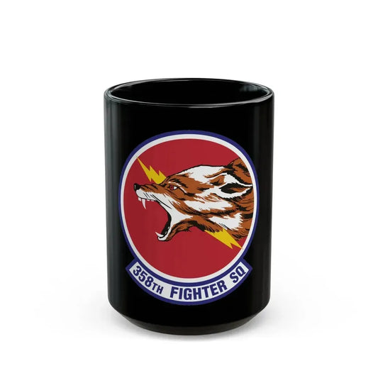 358th Fighter Squadron (U.S. Air Force) Black Coffee Mug 15oz - Go Mug Yourself