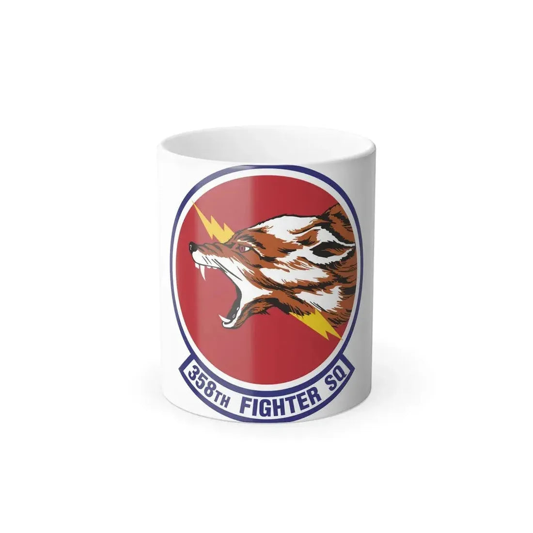 358th Fighter Squadron (U.S. Air Force) Color Changing Coffee Mug 11oz - Go Mug Yourself
