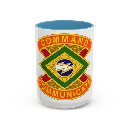 359 Signal Brigade 2 (U.S. Army) Accent Coffee Mug 15oz Light Blue - Go Mug Yourself