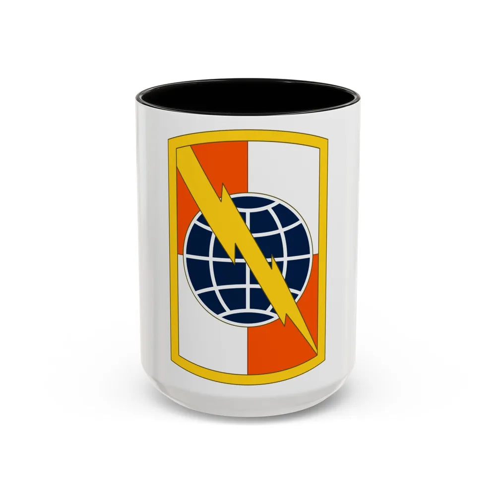 359 Signal Brigade (U.S. Army) Accent Coffee Mug-15oz-Black-Go Mug Yourself