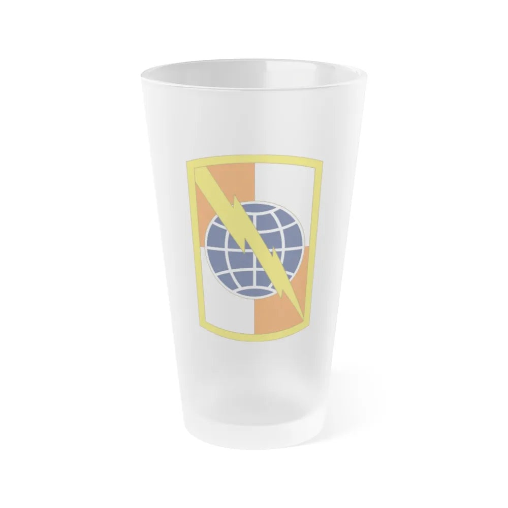 359 Signal Brigade (U.S. Army) Frosted Pint Glass 16oz-Go Mug Yourself