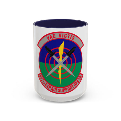 817th Expeditionary Air Support Operations Squadron (U.S. Air Force) Accent Coffee Mug