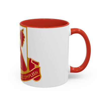 231 Engineer Combat Battalion (U.S. Army) Accent Coffee Mug