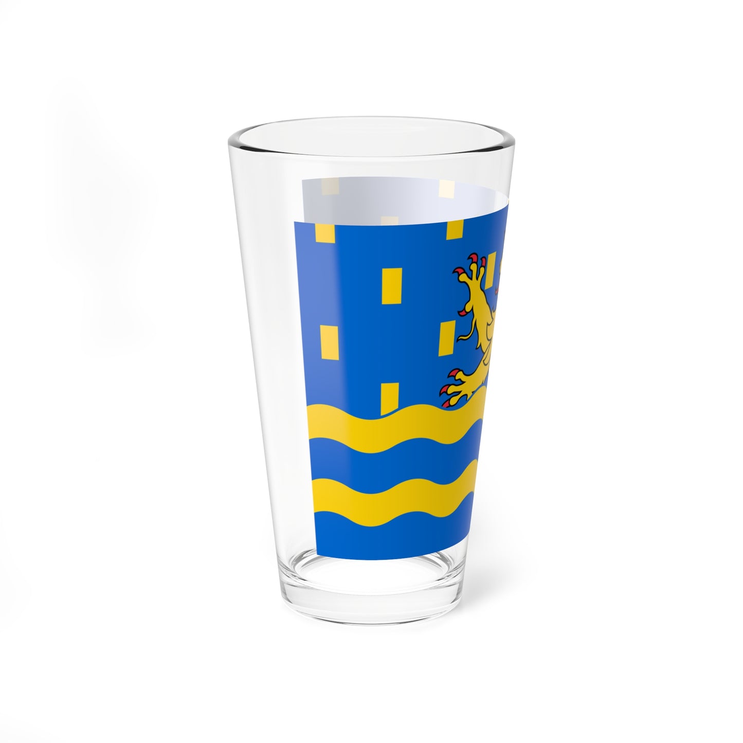 Proposed flag of Doubs (France) Pint Glass 16oz
