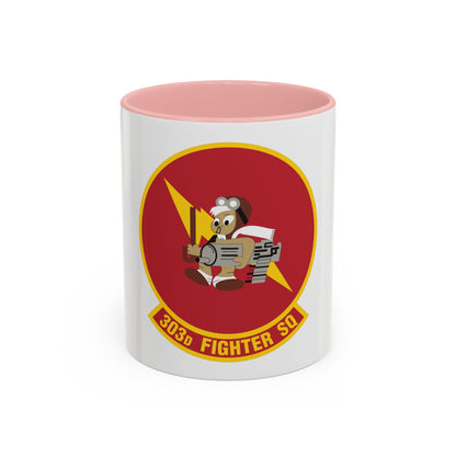303d Fighter Squadron (U.S. Air Force) Accent Coffee Mug