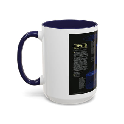 Space - The Universe - Through Time and Space (1983) (Map) Accent Coffee Mug