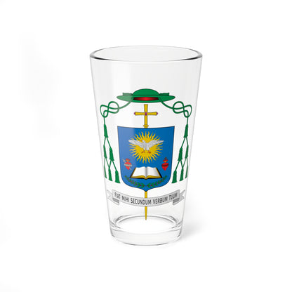 Escudo de Adalberto Donadelli Júnior (Spain) (Coat of Arms) Pint Glass 16oz