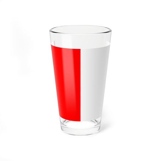 Flag of a Swiss Armed Forces brigadier general (Switzerland) Pint Glass 16oz
