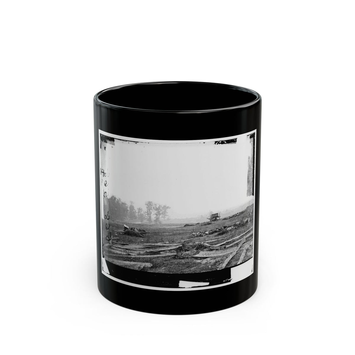 Antietam, Maryland. View Where Sumner's Corps Charged (U.S. Civil War) Black Coffee Mug