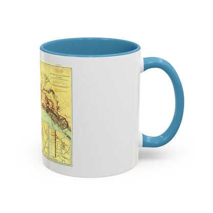 Alaska - The Gold & Coal Fields (1898) (Map) Accent Coffee Mug