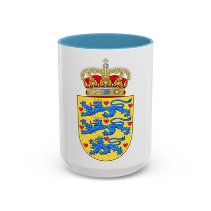 National Coat of arms of Denmark - Accent Coffee Mug