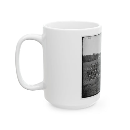 Culpeper, Va. Men Of Battery M (Benson's), 2d U.S. Artillery (U.S. Civil War) White Coffee Mug