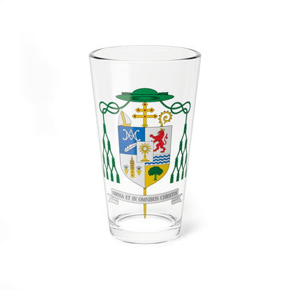 Escudo de Balbino Santos Olivera (Spain) (Coat of Arms) Pint Glass 16oz
