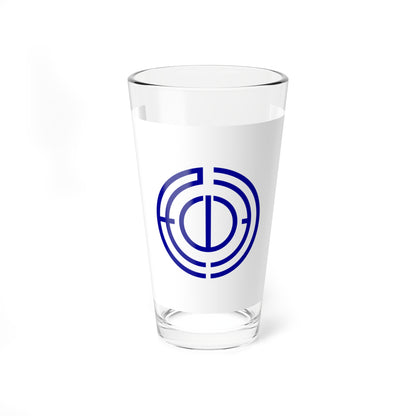 Flag of Tateyama Chiba (Japan) Pint Glass 16oz