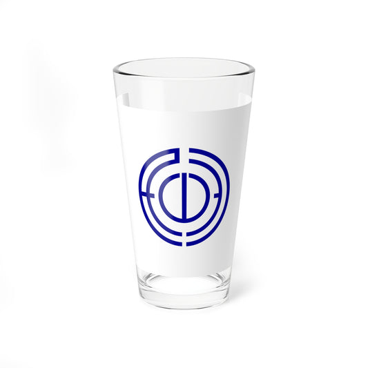 Flag of Tateyama Chiba (Japan) Pint Glass 16oz