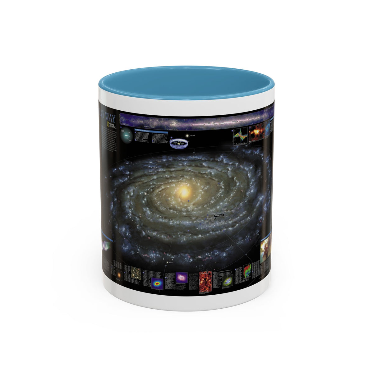 Space - Milky Way (2002) (Map) Accent Coffee Mug