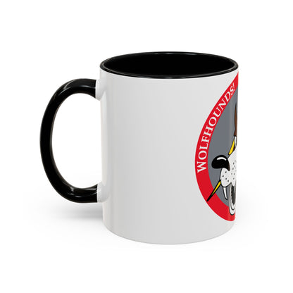 Red Wolfhound Patch (U.S. Air Force) Accent Coffee Mug