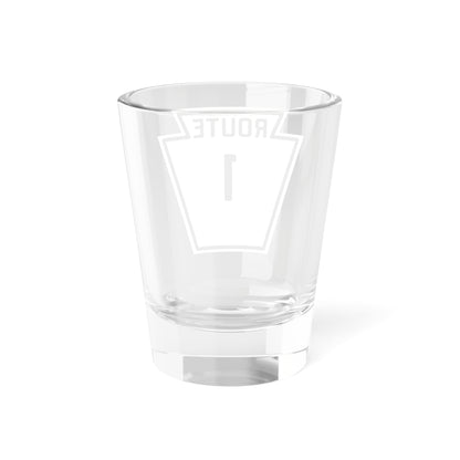 PA-1 1926 (Pennsylvania) (Road Sign) Shot Glass 1.5oz