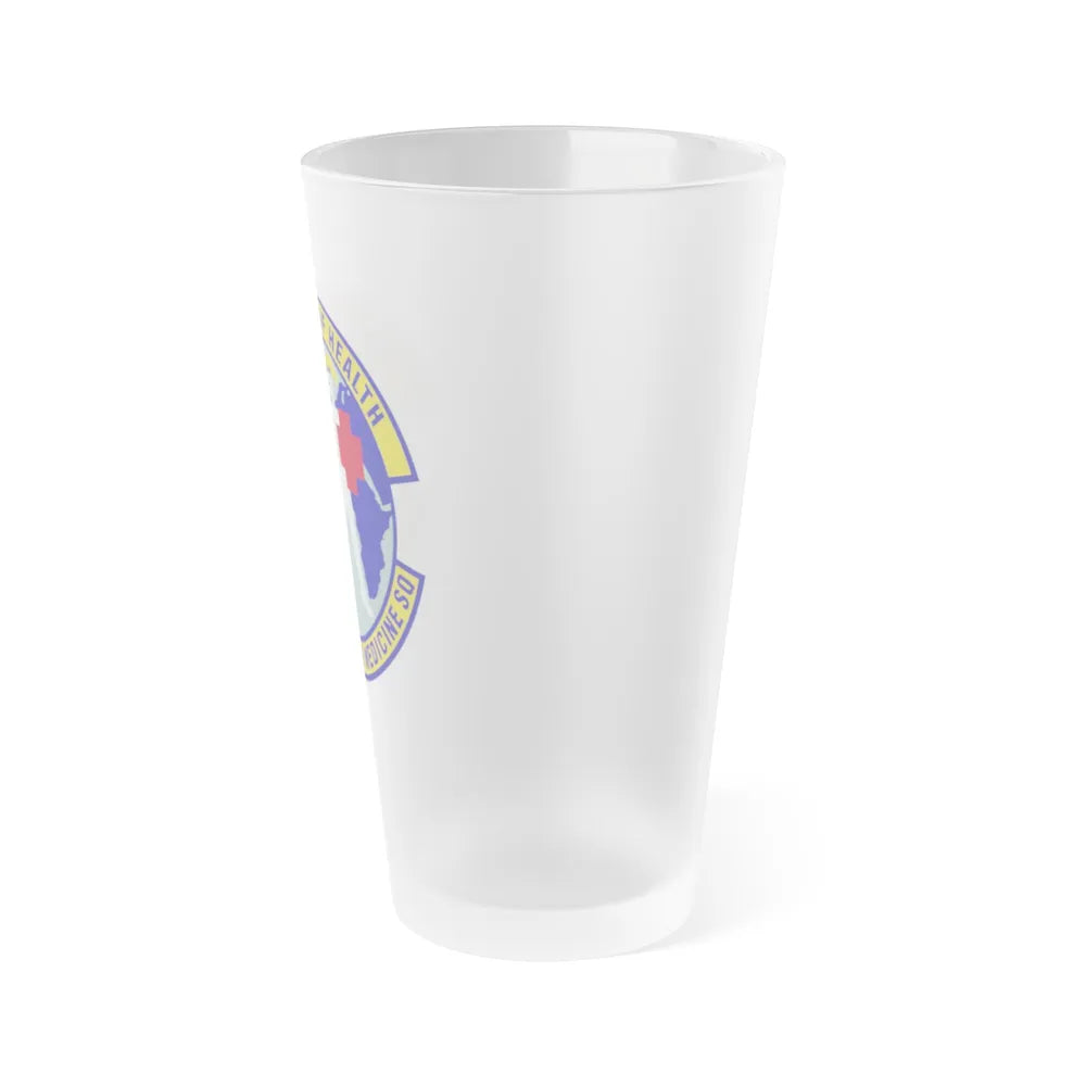 359th Aerospace Medicine Squadron (U.S. Air Force) Frosted Pint Glass 16oz-Go Mug Yourself