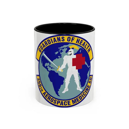 359th Aerospace Medicine Squadron (U.S. Air Force) Accent Coffee Mug 11oz Black - Go Mug Yourself