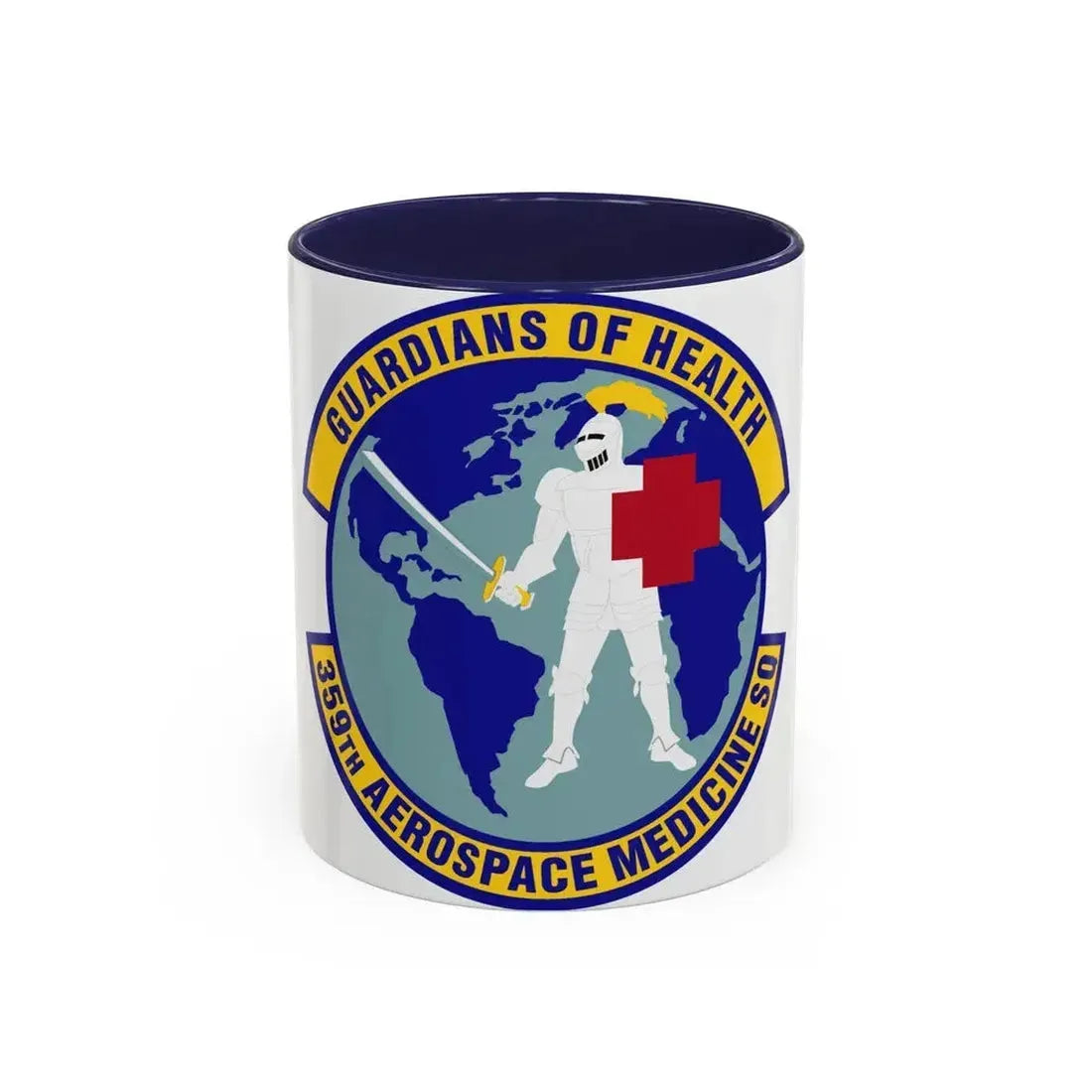 359th Aerospace Medicine Squadron (U.S. Air Force) Accent Coffee Mug 11oz Navy - Go Mug Yourself