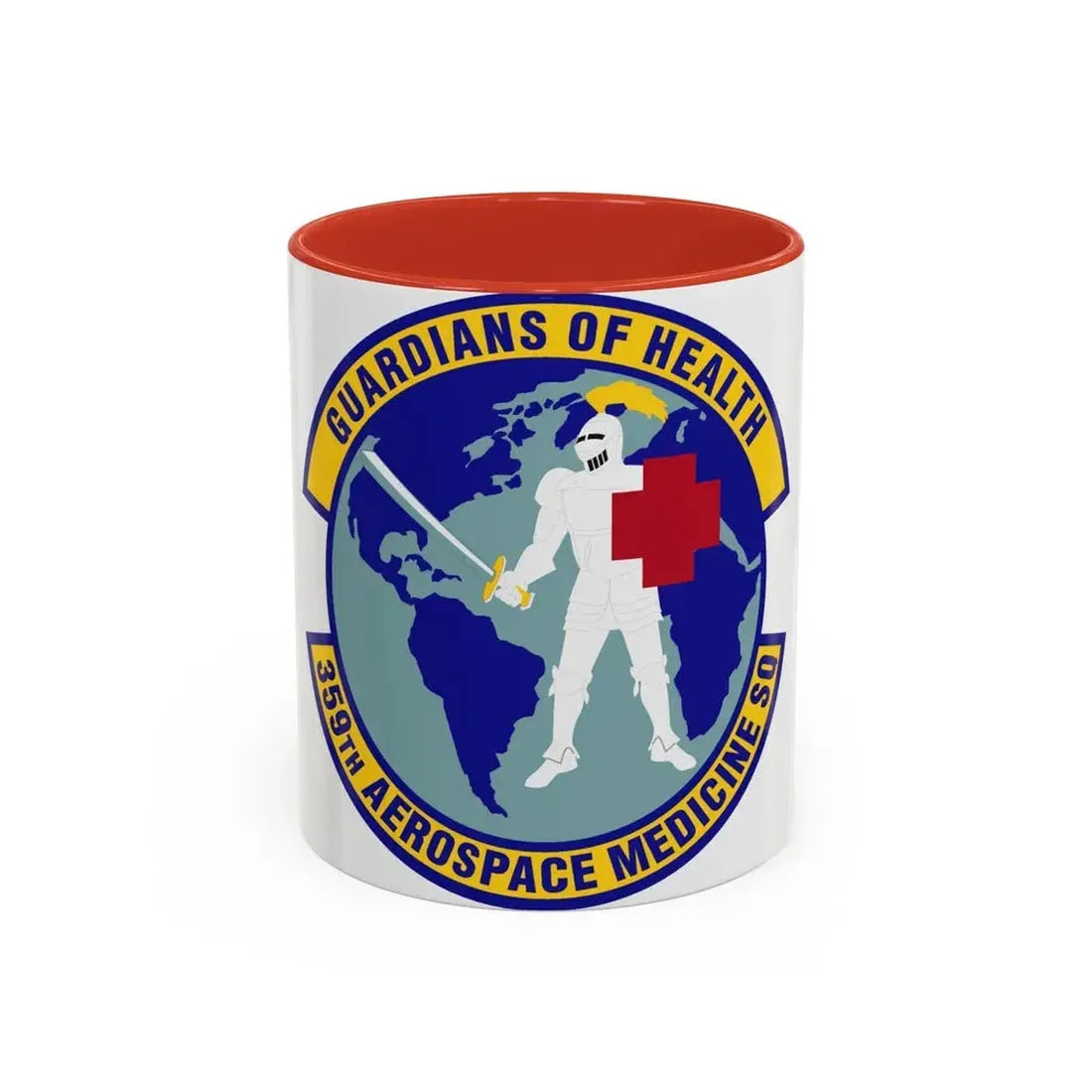 359th Aerospace Medicine Squadron (U.S. Air Force) Accent Coffee Mug 11oz Red - Go Mug Yourself