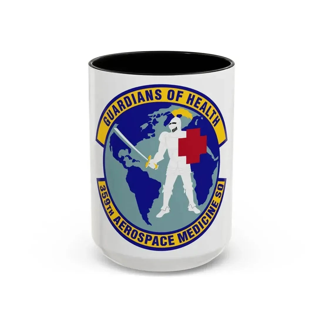 359th Aerospace Medicine Squadron (U.S. Air Force) Accent Coffee Mug 15oz Black - Go Mug Yourself