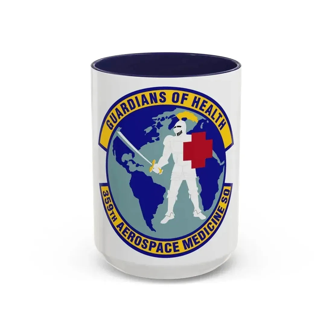 359th Aerospace Medicine Squadron (U.S. Air Force) Accent Coffee Mug 15oz Navy - Go Mug Yourself