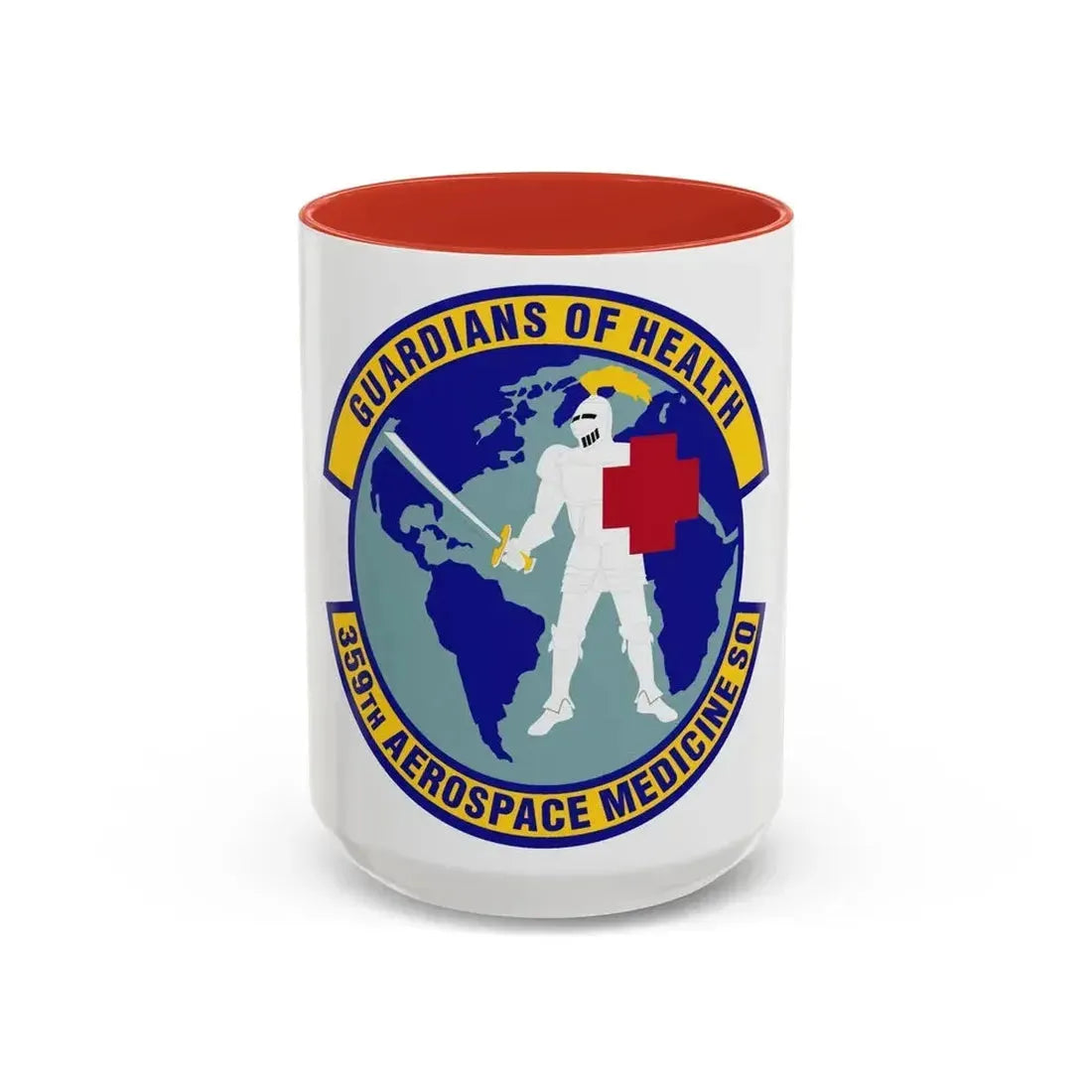 359th Aerospace Medicine Squadron (U.S. Air Force) Accent Coffee Mug 15oz Red - Go Mug Yourself
