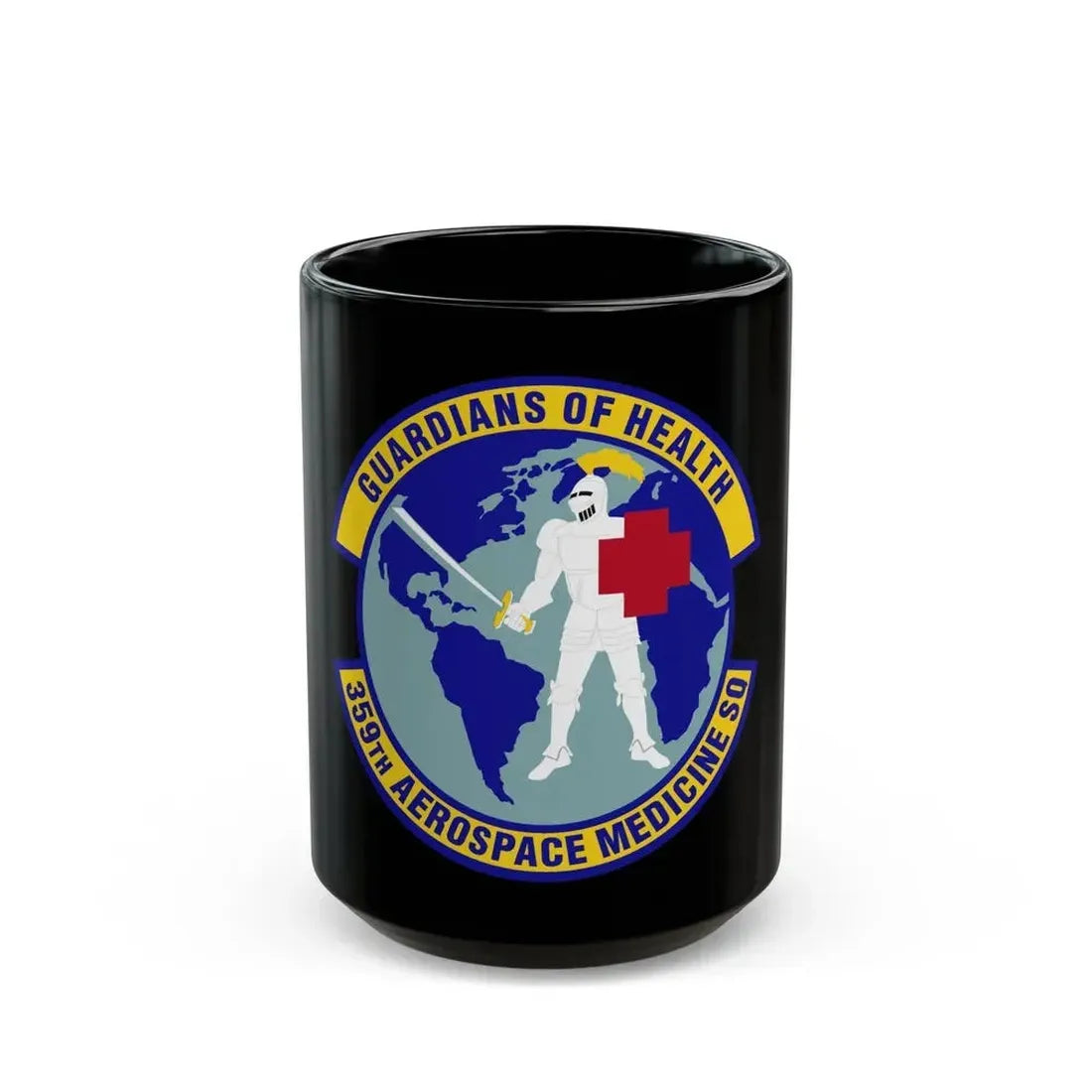 359th Aerospace Medicine Squadron (U.S. Air Force) Black Coffee Mug 15oz - Go Mug Yourself