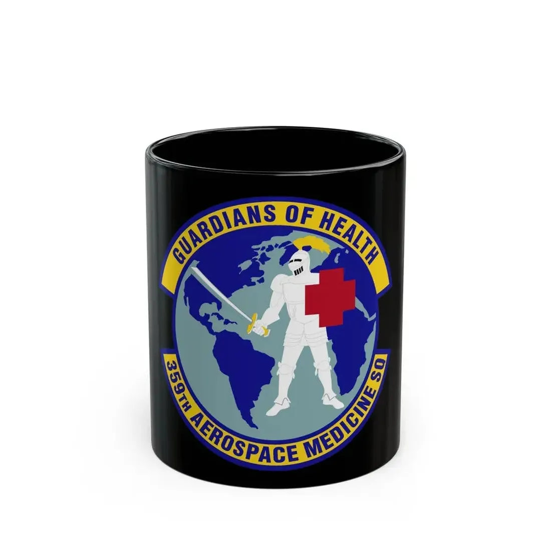 359th Aerospace Medicine Squadron (U.S. Air Force) Black Coffee Mug - Go Mug Yourself