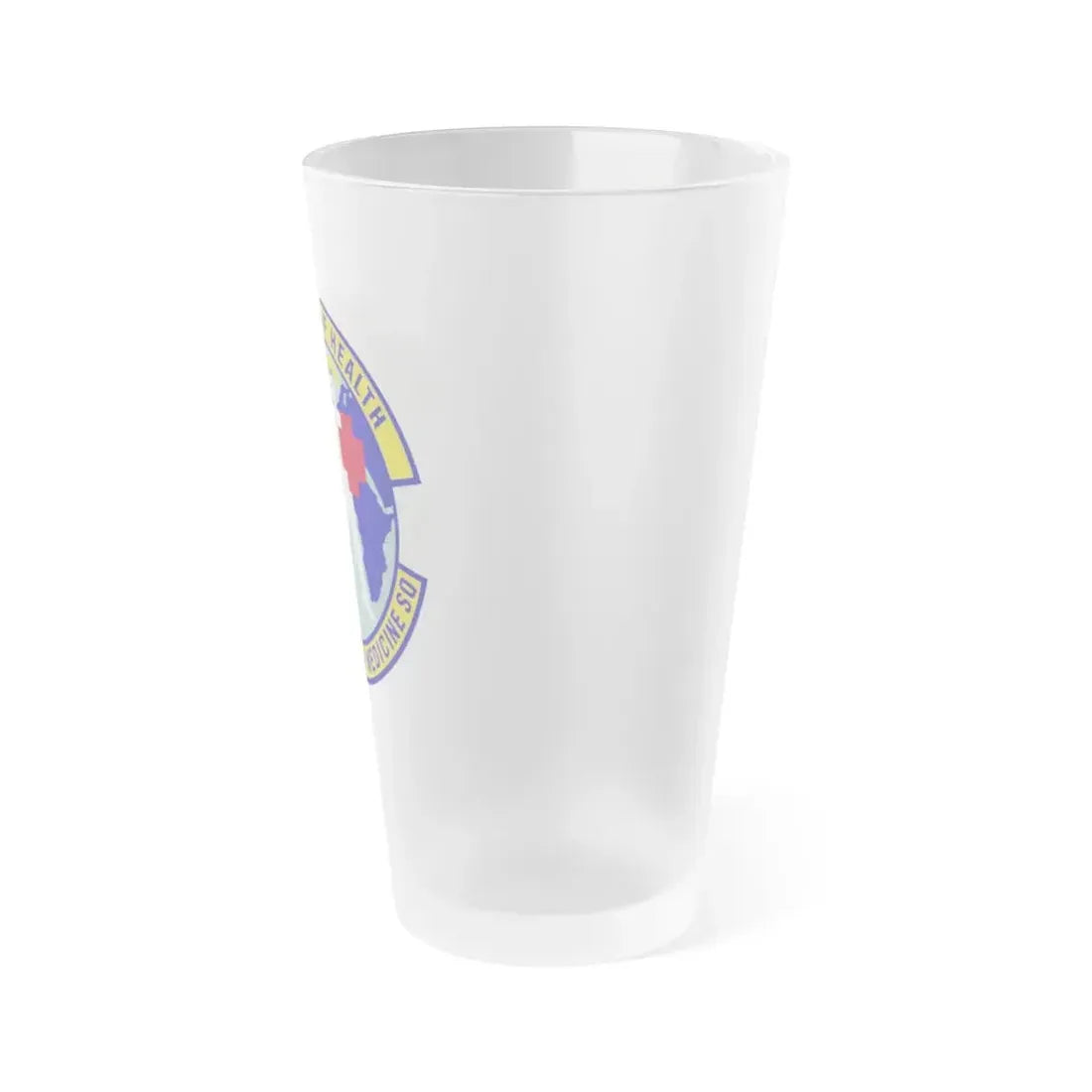 359th Aerospace Medicine Squadron (U.S. Air Force) Frosted Pint Glass 16oz - Go Mug Yourself