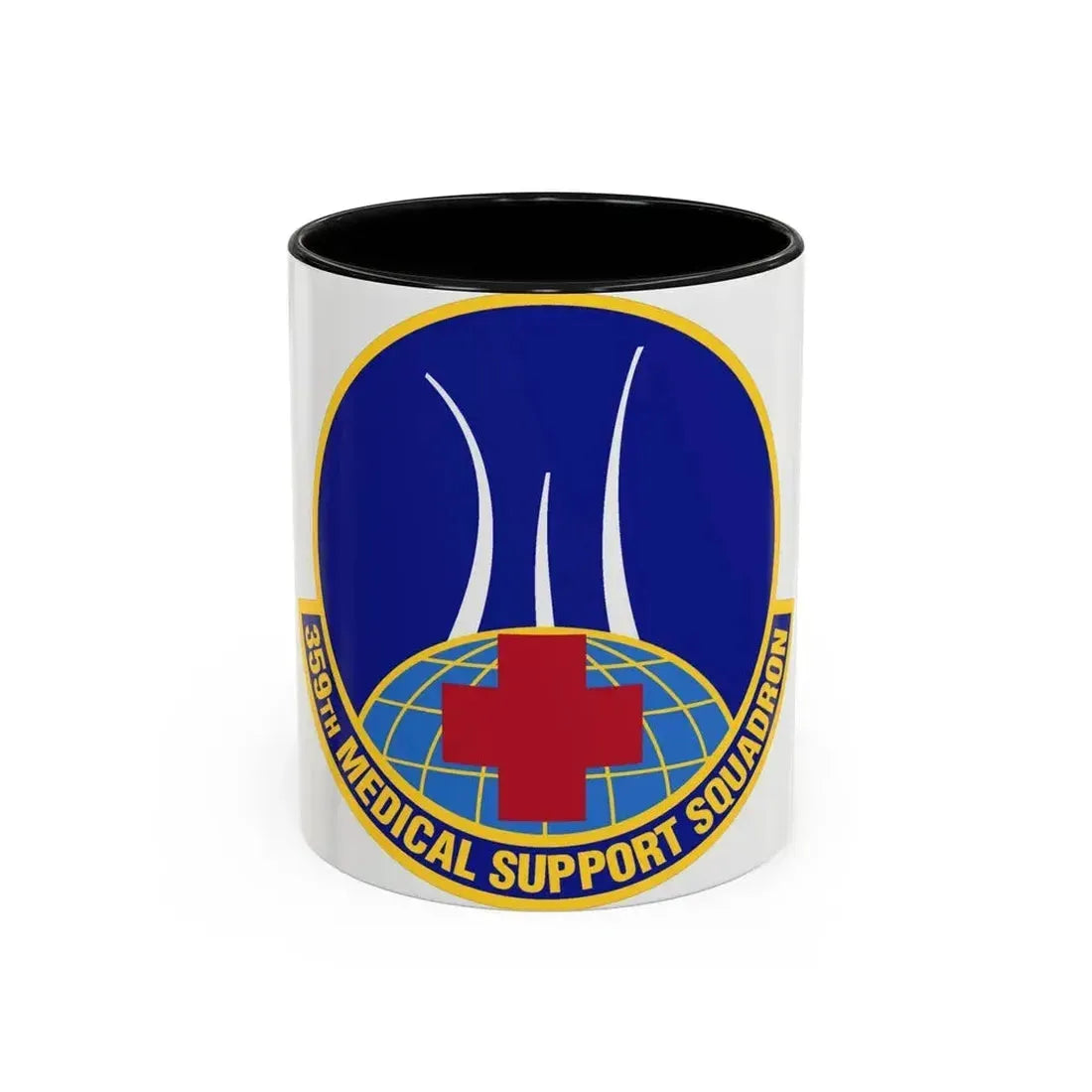 359th Medical Support Squadron (U.S. Air Force) Accent Coffee Mug 11oz Black - Go Mug Yourself
