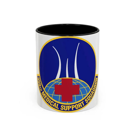 359th Medical Support Squadron (U.S. Air Force) Accent Coffee Mug 11oz Black - Go Mug Yourself