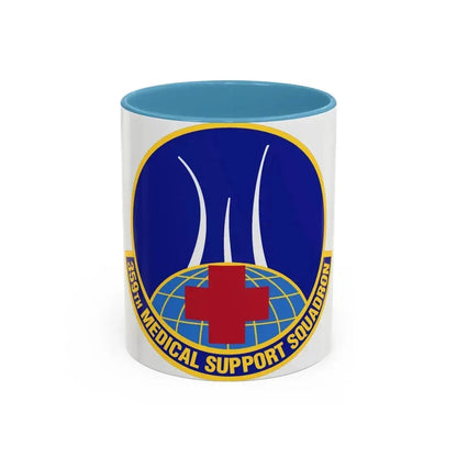 359th Medical Support Squadron (U.S. Air Force) Accent Coffee Mug 11oz Light Blue - Go Mug Yourself