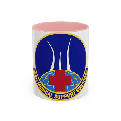 359th Medical Support Squadron (U.S. Air Force) Accent Coffee Mug 11oz Pink - Go Mug Yourself