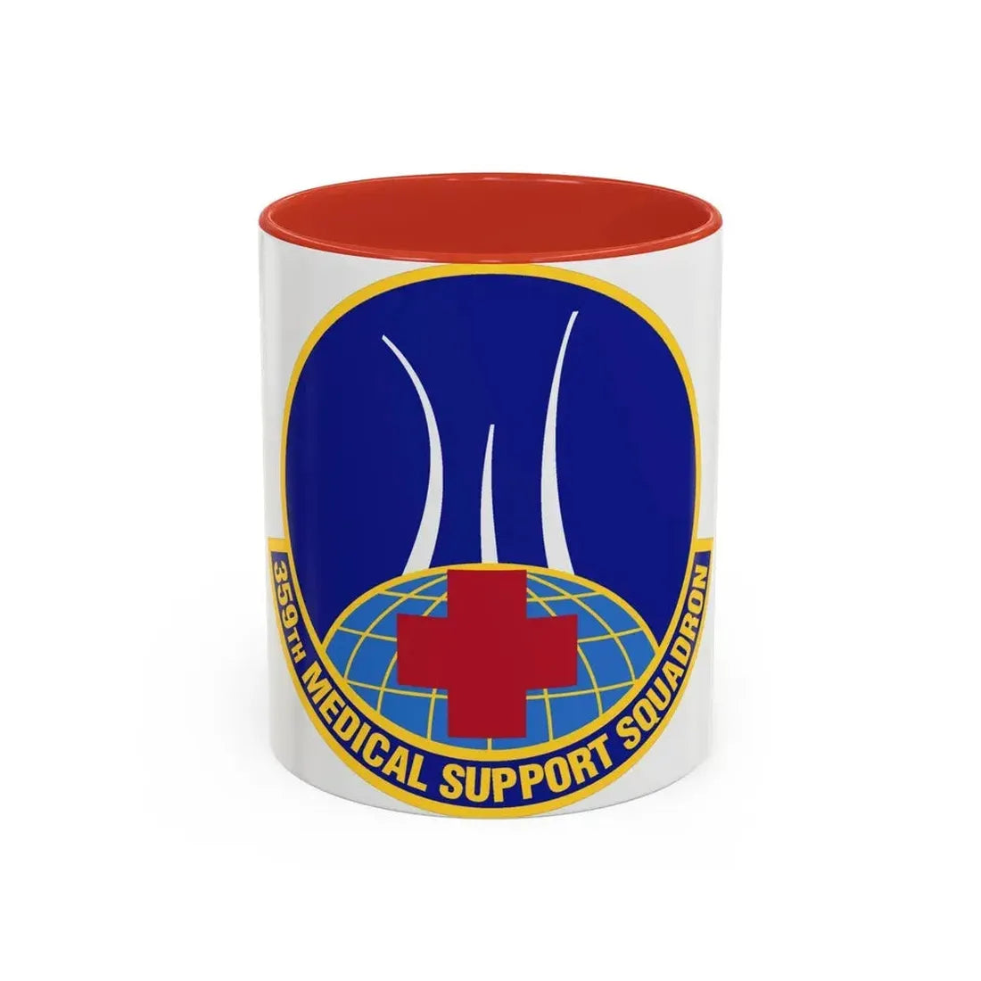 359th Medical Support Squadron (U.S. Air Force) Accent Coffee Mug 11oz Red - Go Mug Yourself