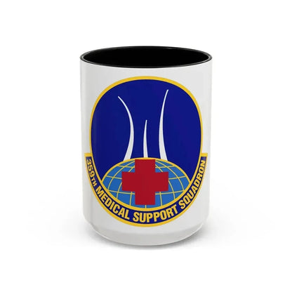 359th Medical Support Squadron (U.S. Air Force) Accent Coffee Mug 15oz Black - Go Mug Yourself